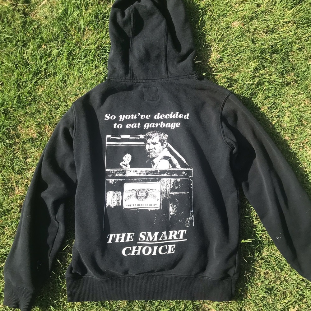 Vans Off the Wall Black&White Hoodie Size Small